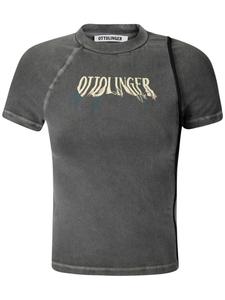 Футболка с принтом логотипа Ottolinger, серый