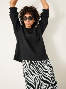 Топ Matilda с рукавами реглан HUSH, черный