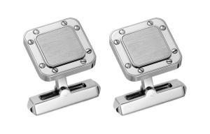 Cartier Мужские запонки из стерлингового серебра