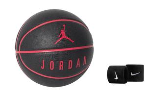 Nike Баскетбольный мяч PU черный красный размер 7 тренировочный unisex