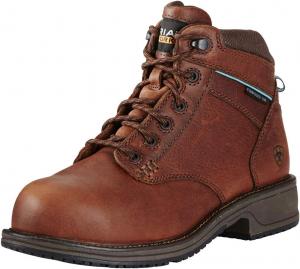 Женские рабочие ботинки Ariat Casual Work Mid Lace с композитным носком, Nutty Brown