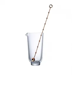 Стакан для смешивания Хепберна с мешалкой Nude Glass, clear