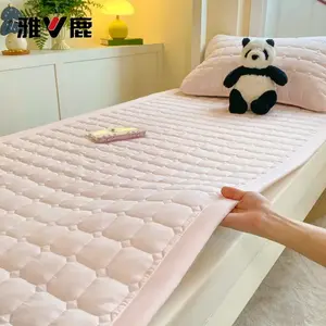 Yalu Наматрасник из стираного хлопка 180х200 см, антибактериальный, антиклещевой, цвет Jade White