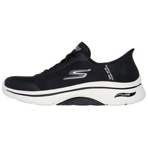 Кроссовки для бега Go Walk Arch Fit женские с низким верхом, черные/белые Skechers