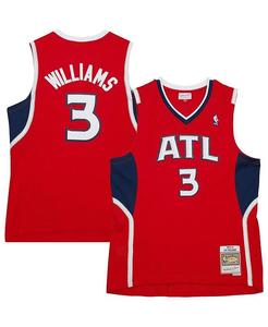 Мужская красная майка Lou Williams Atlanta Hawks Hardwood Classics Swingman Mitchell & Ness, красный