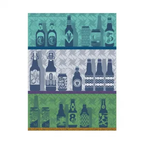 Хлопковое кухонное полотенце Néo Brasseurs Le Jacquard Français, синий