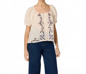 Женская блузка Adeline цвета слоновой кости Cleobella, слоновая кость