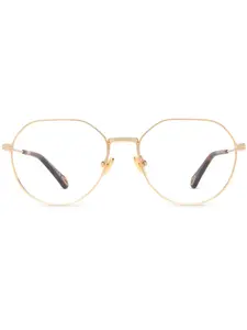 Очки в геометричной оправе Chloé Eyewear, золотой