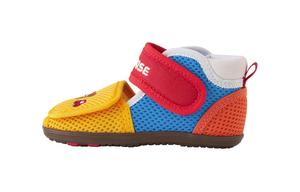 Кроссовки высокие с амортизацией для малышей, произведенные в Японии MIKI HOUSE, мультиколор