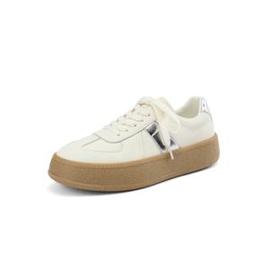 Низкие женские кроссовки, увеличивающие рост XICUNMINGWU, Apricot+Gold