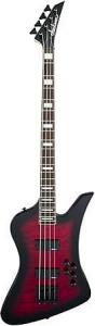 Jackson JS3Q Kelly Bird Bass Amaranth Fingerboard Trans Red Burst 2919093 591