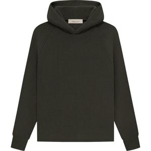 Худи Fear of God Essentials Kids Knit, темно-зеленый