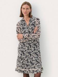 Абстрактное платье муньи Part Two, темно-синий/разноцветный