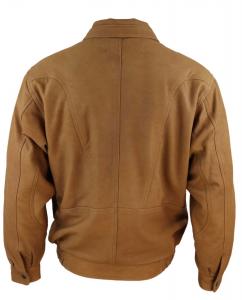Кожаная куртка-бомбер TruClothing, цвет tan