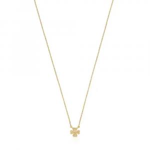 Колье с подвеской Tous Good Vibes Clover, золото/бриллианты