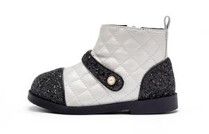 Детские кожаные ботинки для дошкольников DAVE&BELLA, бежевый