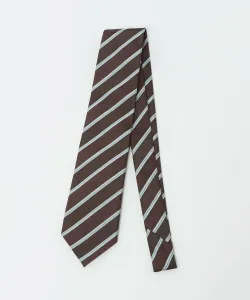 Цветной полковой галстук United Arrows, цвет Dk Brown