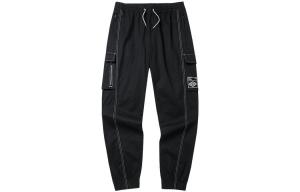 ANTA Мужские трикотажные спортивные штаны, Черный