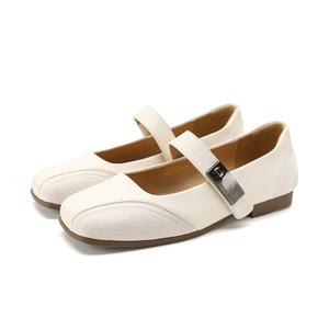 FOXER Мэри Джейн туфли женские серебристые/бежевые, цвет Beige