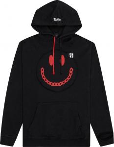 Худи Raf Simons Destroy Washed Print Regular Fit Hoodie 'Black', черный