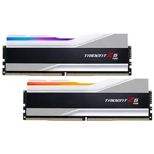 Оперативная память G.SKILL Trident Z5 RGB, 64 Гб DDR5 (2x32 Гб), 6000 МГц, CL32, F5-6000J3238G32GX2-TZ5RS, серебристый