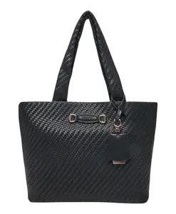 Плетеная сумка Francy Guess, черный