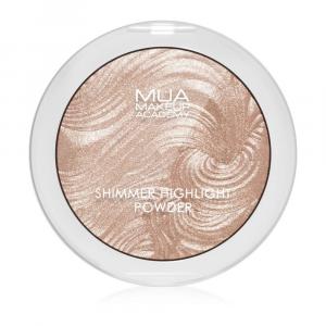 Компактный пудровый хайлайтер MUA Makeup Academy Shimmer, оттенок Radiant Cashmere 8 г