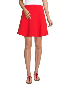 Женская юбка Starfish с заниженной талией выше колена Lands' End, красный