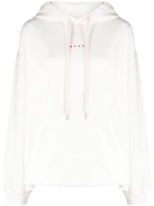 Marni худи с логотипом, белый