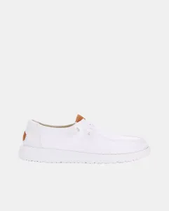 Женские парусиновые туфли на шнуровке HeyDude, белый