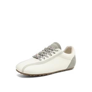 Rosa Bianca Дышащие легкие низкие повседневные туфли женские с белой овчинной стелькой, цвет White Sheepskin Insole