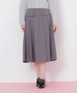 Расклешенная юбка из шерстяной фланели Jill By Jill Stuart, цвет Gray