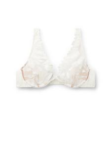 Футболка-бюстгальтер INTIMISSIMI About Flowers, Wool white