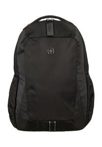 Дорожный рюкзак, отделение для ноутбука, двусторонняя молния, 23 л WENGER, черный