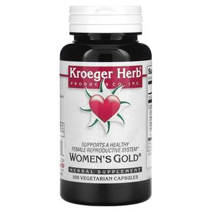 Растительная добавка Kroeger Herb Co женская, 100 капсул