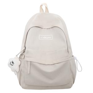 Нейлоновый рюкзак унисекс белый/черный/синий/зеленый/хаки Deli Bear, синий с подвеской в виде плюшевых звезд