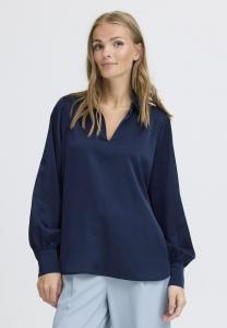 Блуза ICHI STORMY SH, Navy Blazer/Dark Blue