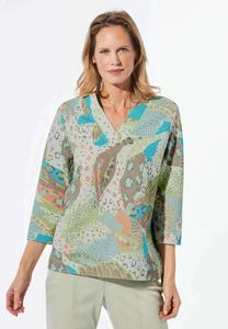 Топ с длинными рукавами MIT 3/4-ÄRMELN GOLDNER, цвет Mottled Grey