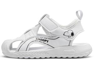 Легкие, нескользящие, противоударные, износостойкие детские сандалии для детей 3–7 лет SNOOPY, белый