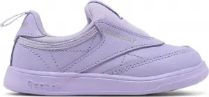 Кроссовки cardi b x club c slip-on 3 toddler 'crisp purple' Reebok, фиолетовый