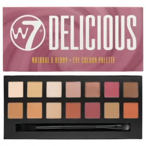 W7 Delicious палетка прессованных пигментов для век, 14 г