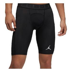 Шорты Men's Air Jordan Sport Dri-FIT Logo Printing Moisture Conduction Quick Dry Gym Shorts Black, черный