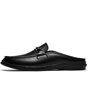 Резиновая подошва, нескользящая, износостойкая, тихие, закрытые сандалии унисекс PAIBLOKS, Black