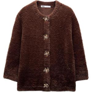 Трикотаж Женский Коричневый ZARA