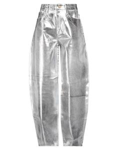 Джинсы Ganni, серебро