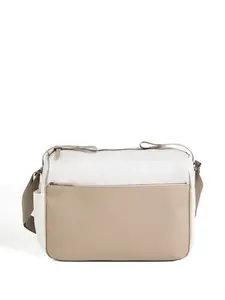 Пеленальная сумка с регулируемым ремнем Brunello Cucinelli Kids, белый