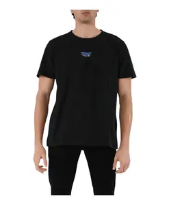 Футболка-Джерси с принтом спереди и сзади. Dondup, черный