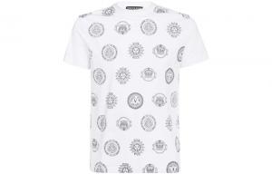 Футболка Medusa-print Cotton VERSACE JEANS COUTURE, белый