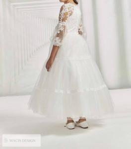 Платье принцессы для причастия цвета слоновой кости Joan Calabrese, слоновая кость