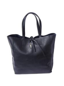 Наплечная сумка Florence Shopper, Schultertasche Leder schwarz ca. 30cm breit